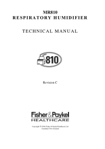 Fisher & Paykel MR810 Technical Manual