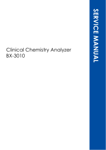 BX-3010 全自动生化分析仪维修手册（英文版）