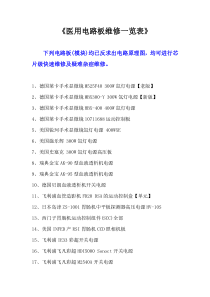 《自画原理图总汇》可疑难深度维修