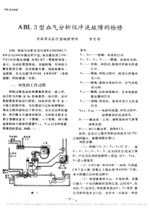 ABL3型血气分析仪冲洗故障的检修