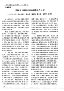 诊断用X线机190次故障综合分析