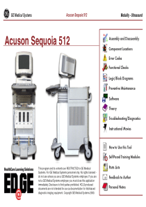 ACUSON Sequoia512英文维修手册
