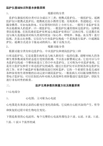 监护仪基础知识和基本参数原理