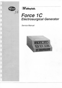 威利FORCE1C电刀手册