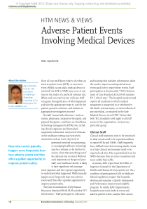 Adverse Patient Events