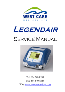 Airox Legendair Ventilator - Service manual
