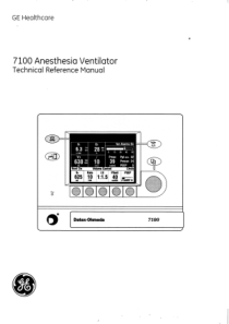 Datex-Ohmeda_7100_Anaesthesia_Ventilator_-_Service_manual