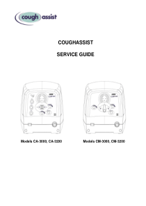 Emerson CoughAssist - Service manual