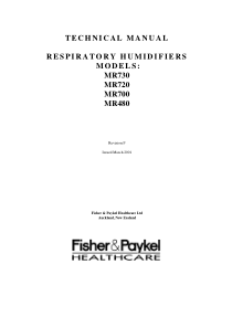 Fisher_Paykel_Humidifiers_700-730_-_Service_manual