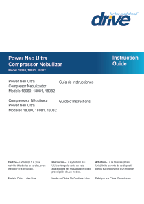 Drive Neb Ultra Nebulizer - User manual