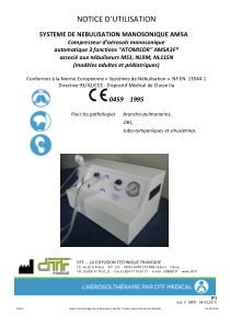 DTF Amsa Nebuliser - User manual (fr)