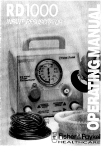 Fisher&Paykel RD 1000 Resuscitator - User manual