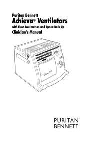 Puritan-Bennett Achieva Ventilator - Clinician's manual
