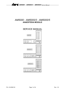Siare_AM5000_-_Service_manual