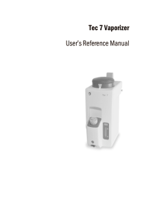 Datex-Ohmeda_Tec 7 Vaporiser_- User_manual