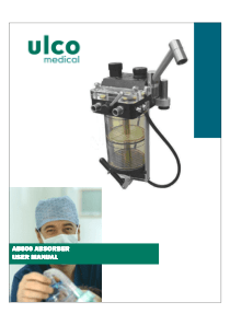 Ulco AB-800 Absorber - User manual