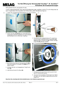 Melag Vacuklav, Euroklav - Emergency door release procedure (ger)
