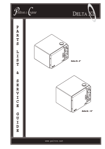 Pelton Crane Delta XL Sterilizer - Service guide