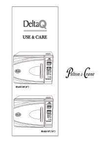 Pelton & Crane DeltaQ Autoclave - User manual