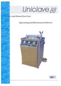 AJC_Uniclave_88_-_User_and_service_manual