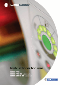 Eschmann Little Sister SES 113, SES 225 Autoclave - User manual