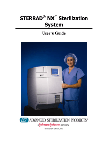 Sterrad NX - User guide
