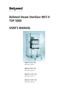 Belimed MST-V Top 5000 - User manual