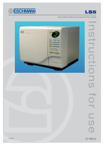 Eschmann LS5 Autoclave - User manual
