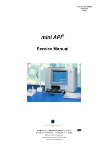 BioMerieux mini APT Analyzer - Service manual