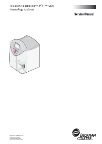 Beckman Coulter ACT - Service manual
