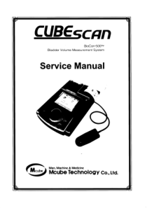 Cubescan_BioCon_500_Bladder_Volume_Measurement_System_-_Service_manual