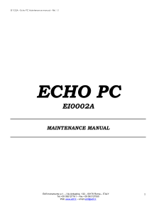 Edif Echo PC  Analyzer - Service manual