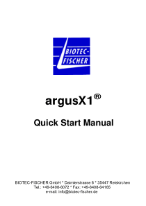 Biotec-Fisher_ArgusX1_-_Software_manual
