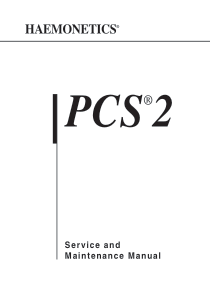 Haemonetics_PCS2_-_Service_manual