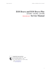 Hospitex EOS Bravo Analyzer - Service manual