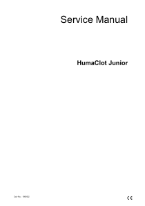 Human_HumaClot_Junior_-_Service_manual