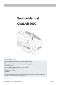 LabiTec_CoaLab6000_-_Service_manual