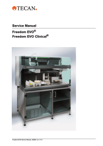 Tecan Freedom EVO Analyser - Service manual