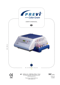 Biomerieux Previ Color Gram - User Manual
