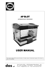 DAS AP Blot Processor - User manual