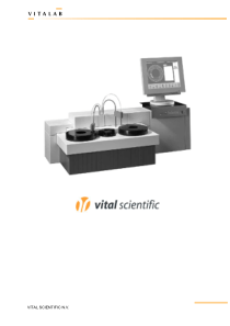 Vital Scientific Vitalab - User manual