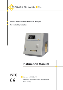 Eschweiler Combi line - User manual