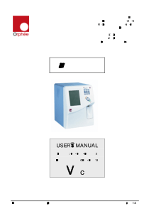 Orphee Mythic 18 Hematology Analyzer - User manual