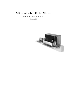 Hamilton Microlab FAME - User manual