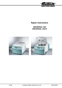 Hettich Universal 320 Centrifuge - Service manual