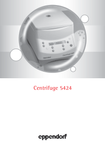 Eppendorf Centrifuge 5424 - User manual
