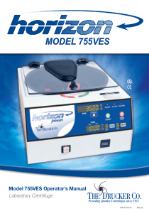 Drucker 755 Centrifuge - User manual