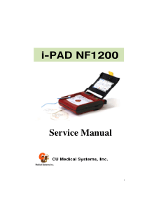 Ipad_NF1200_Defibrillator_-_Service_manual