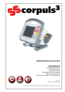 GS Corpuls3 Defibrillator - Service manual