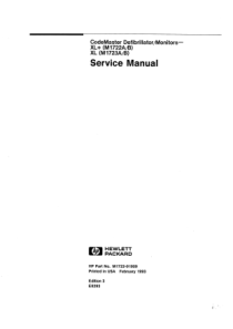 HP_Codemaster_XL_Defibrillator_-_Service_manual